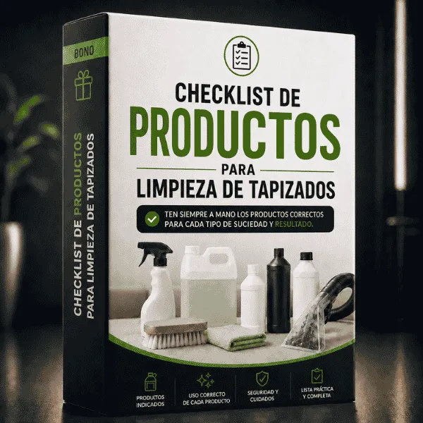 Checklist de Productos Para Limpieza de Tapizados